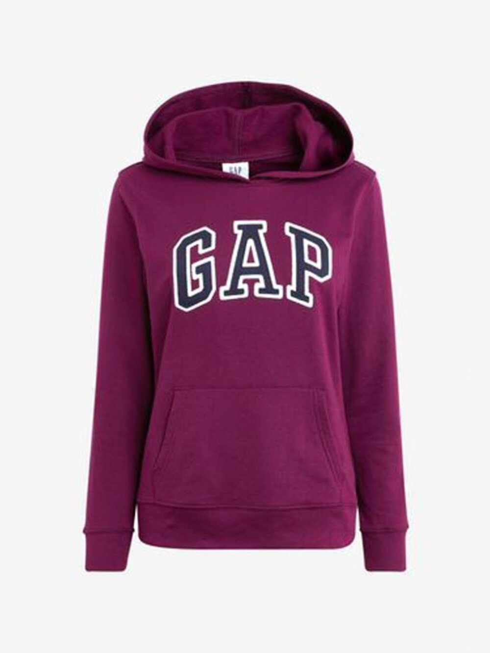 GAP Logo Fleece Hoodie in Beach Plum - sz Medium